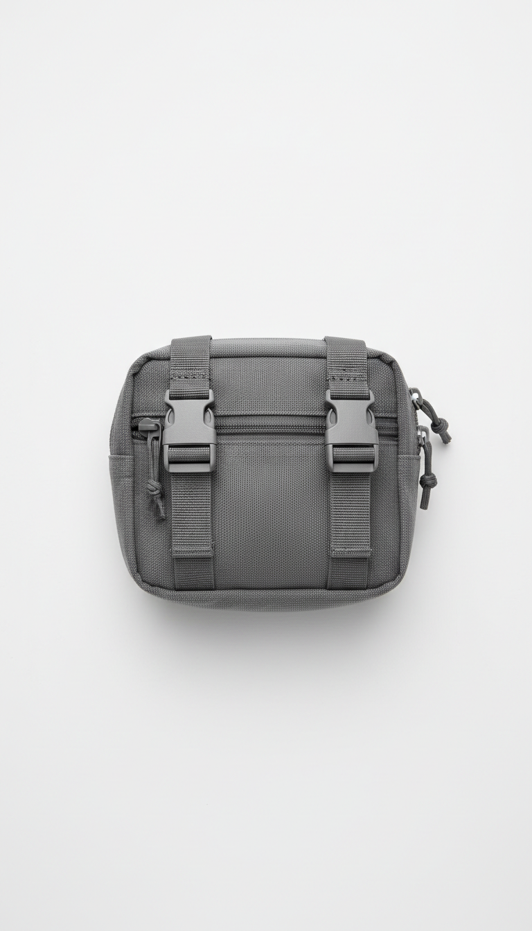 Graphite Grey Utility Pouch with Divider