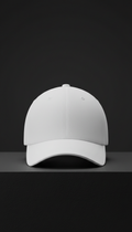 Paper White Minimalist Cap